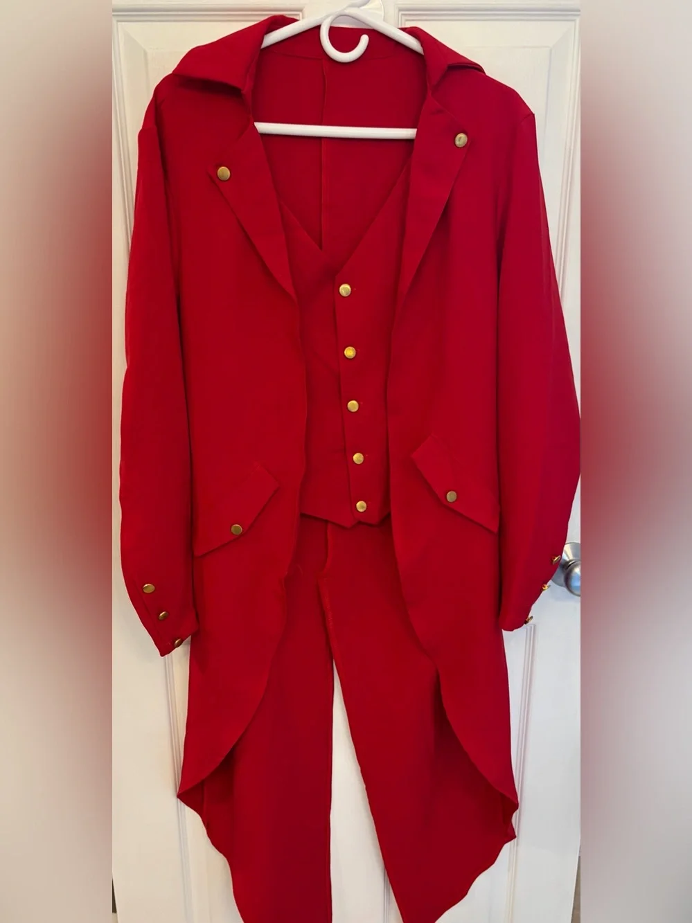 Tuxedo Jacket Tails with Vest Men’s Small